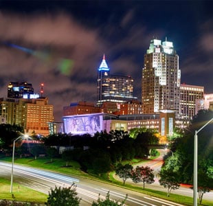 Skyline of Raleigh, North Carolina